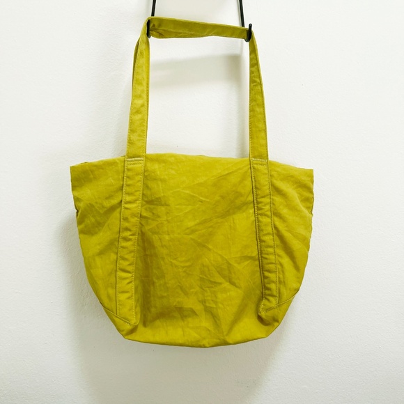 Baggu Mini Cloud Bag in Chartreuse. - Picture 3 of 5